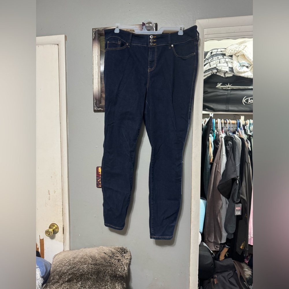 Torrid High Rise Dark Blue Jeans